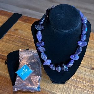NIB - Mine Finds by Jay King amethyst nugget necklace